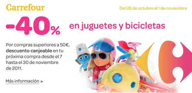 40% descuento en Carrefour